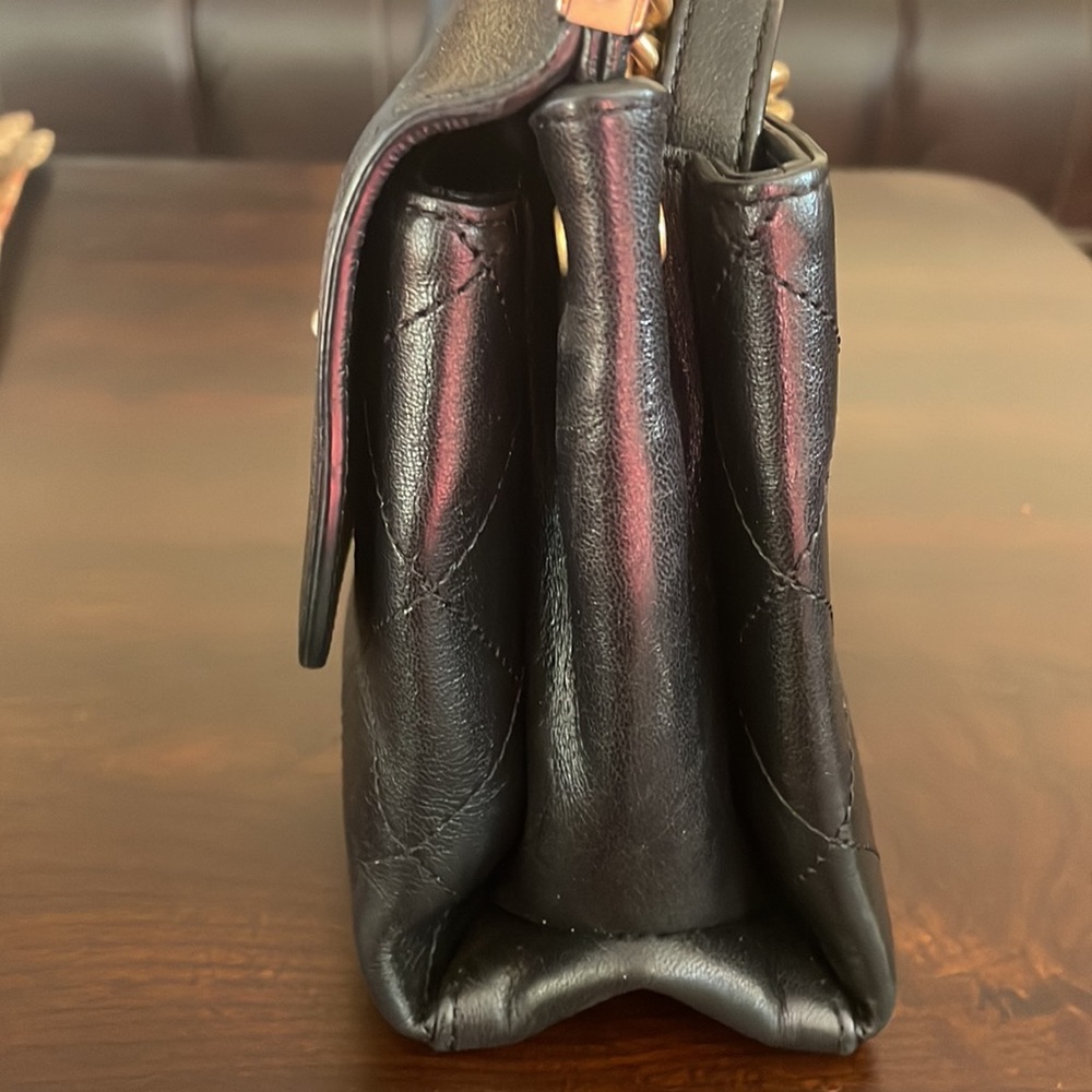 Chanel small coco luxe flap bag black - Picture 10 of 16